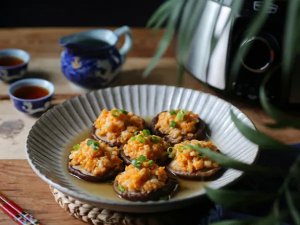 Steamed shrimp with shiitake mushroom South China-第11张