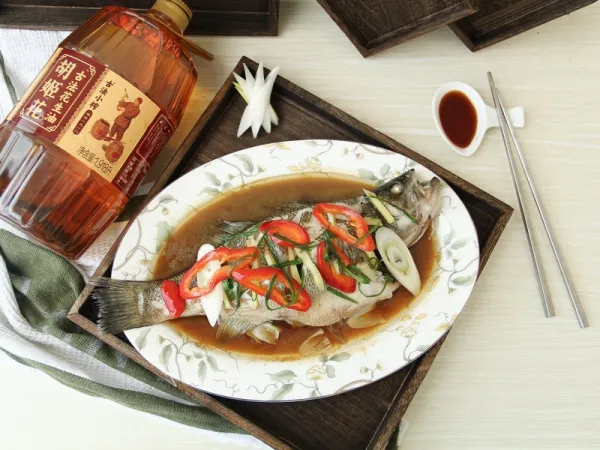 Steamed Perch South China-第1张